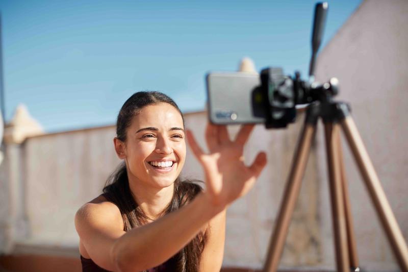 Een smartphone statief is perfect voor selfies Smartphone statief kantelbaar