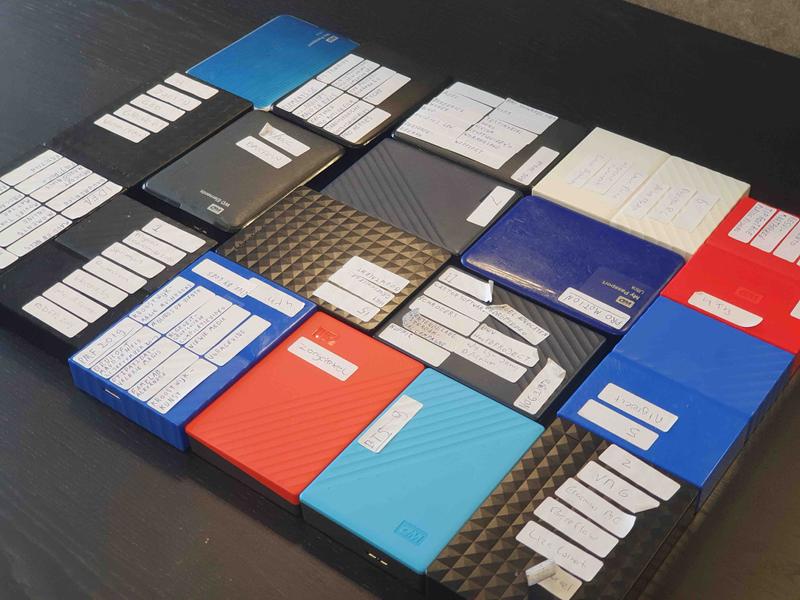 Stickers op schijf