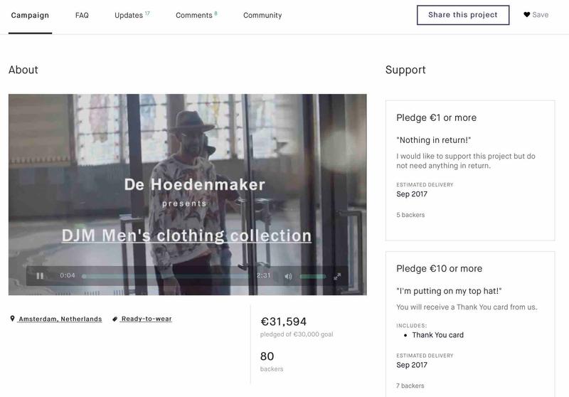 Haal het gewenste bedrag op Kickstarter video maken
